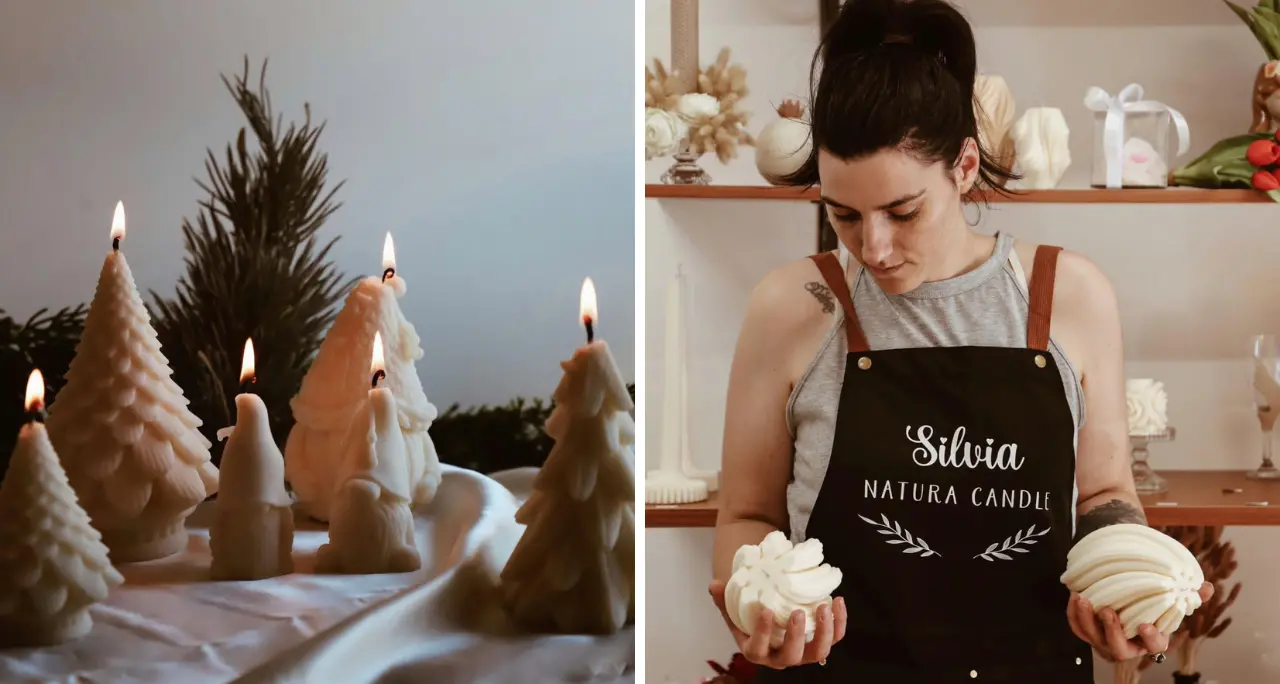 Le candele l'arte di Silvia Popa: «Creare apre un mondo, la novità di quest'anno? La fragranza al “panettone”»\n