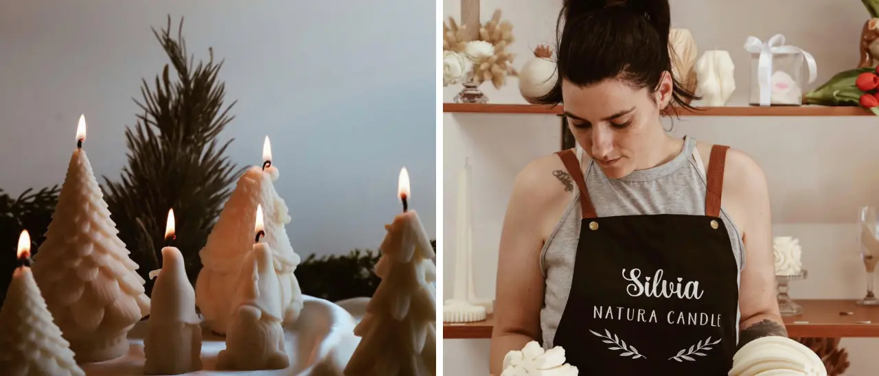 Le candele l'arte di Silvia Popa: «Creare apre un mondo, la novità di quest'anno? La fragranza al “panettone”»\n