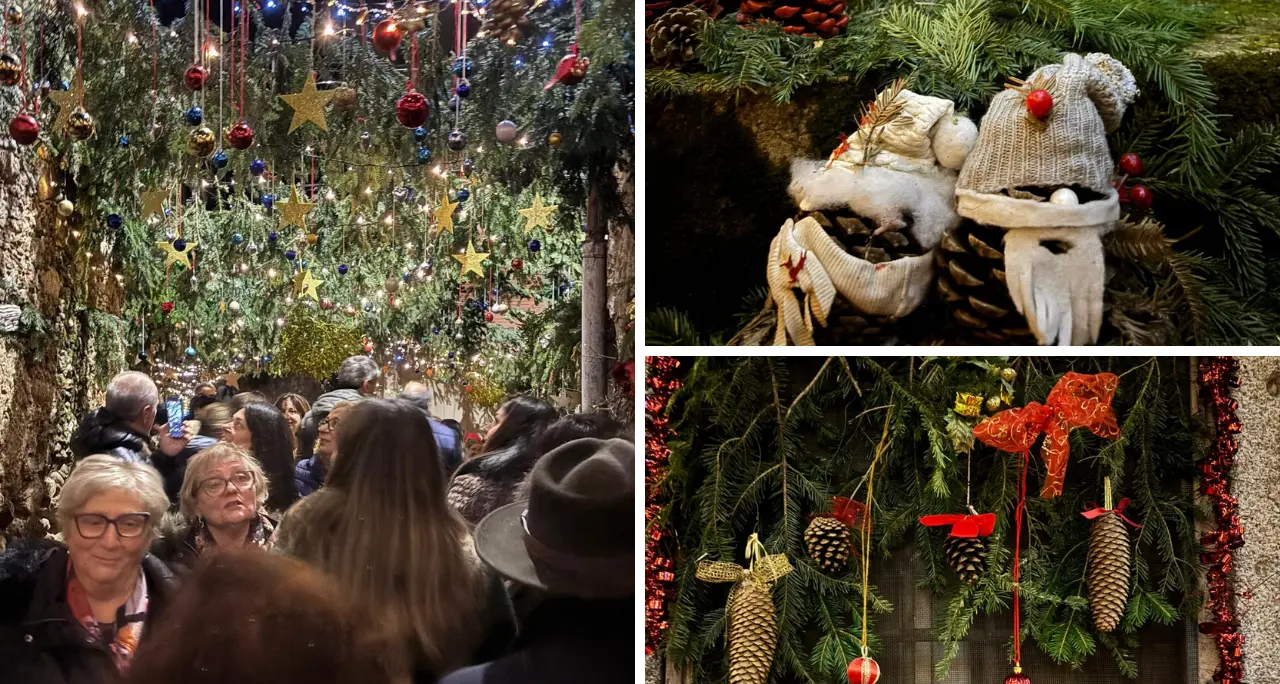 Simbario accende il Natale: debutta la Via del Vischio, il nuovo percorso magico che incanta il borgo\n