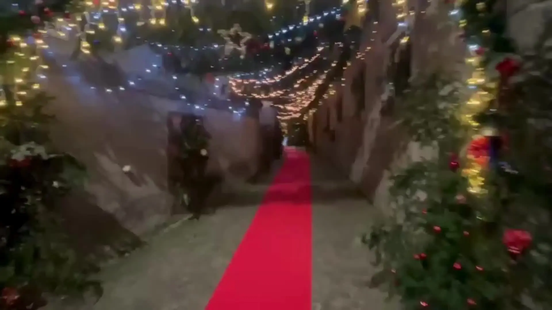 La suggestiva Via del vischio allestita a Simbario dalla Proloco