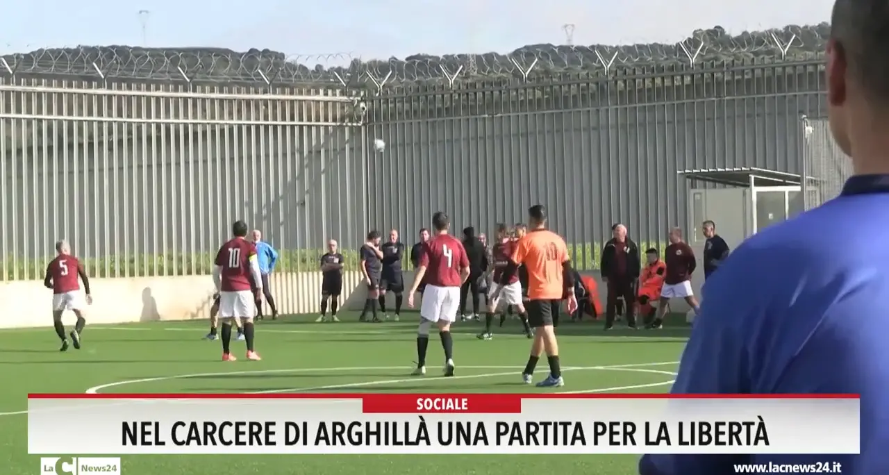 Nel carcere di Arghillà una partita per la libertà