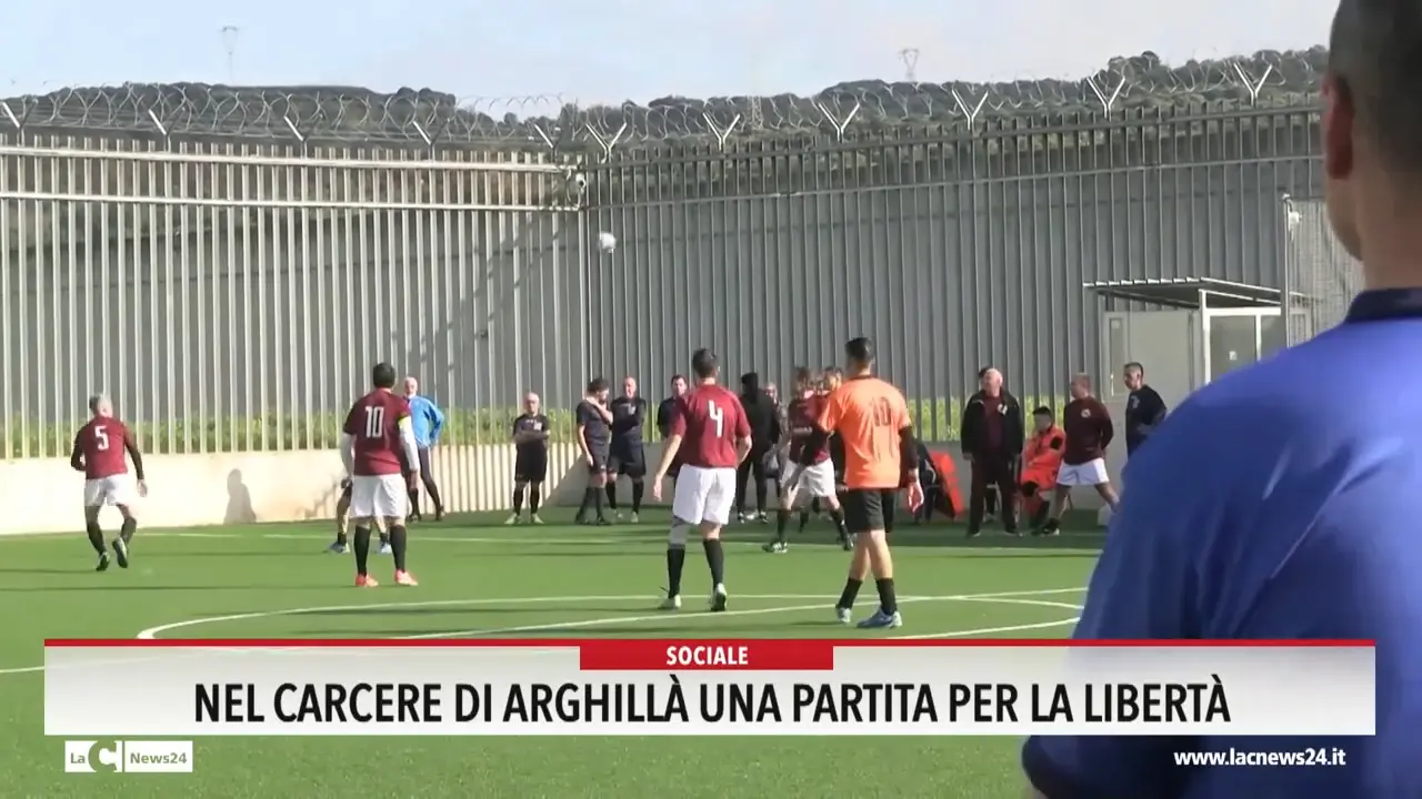 Nel carcere di Arghillà una partita per la libertà