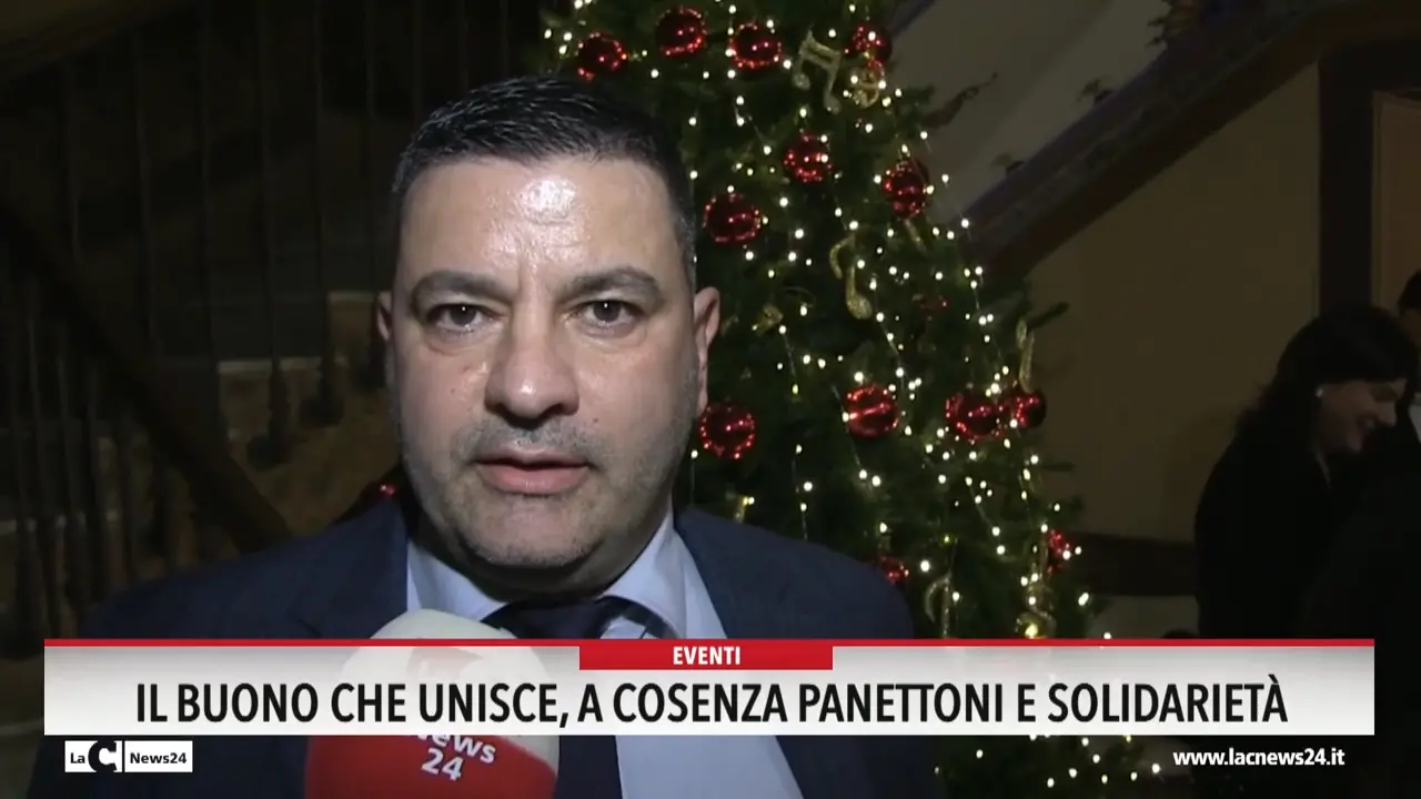 Il buono che unisce, a Cosenza panettoni e solidarietà