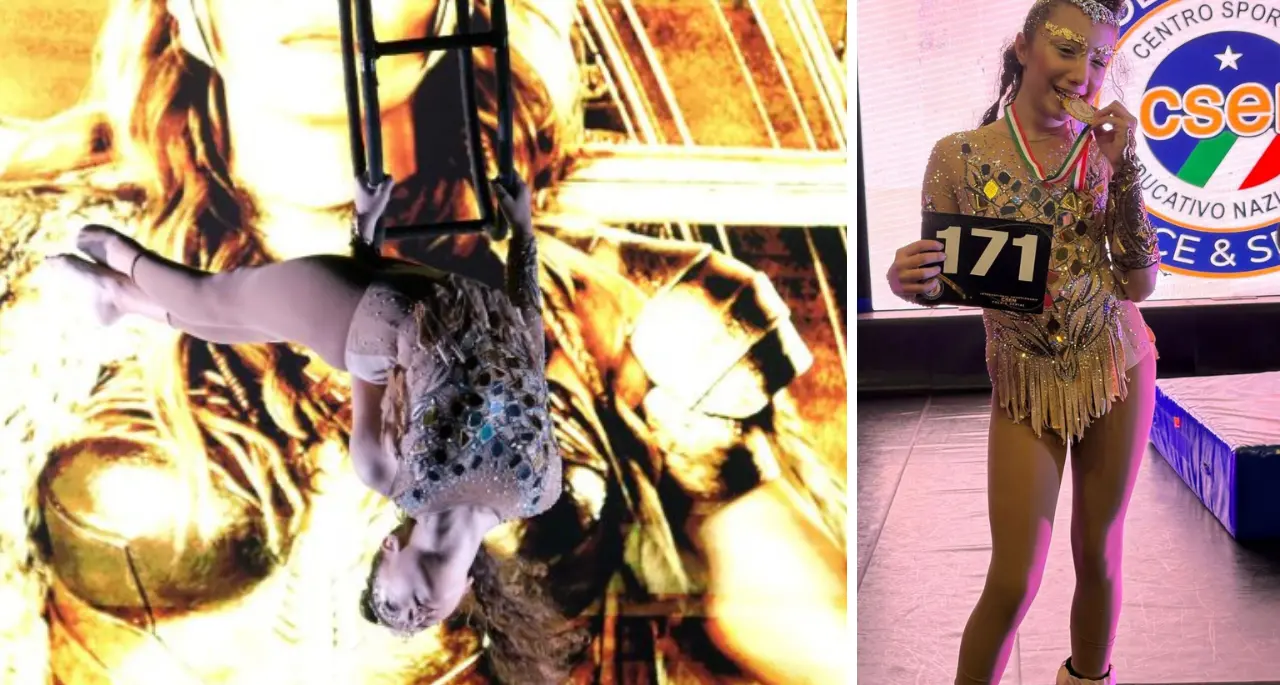 Danza aerea, l’atleta vibonese Benedetta Capria conquista il titolo mondiale Under 14\n