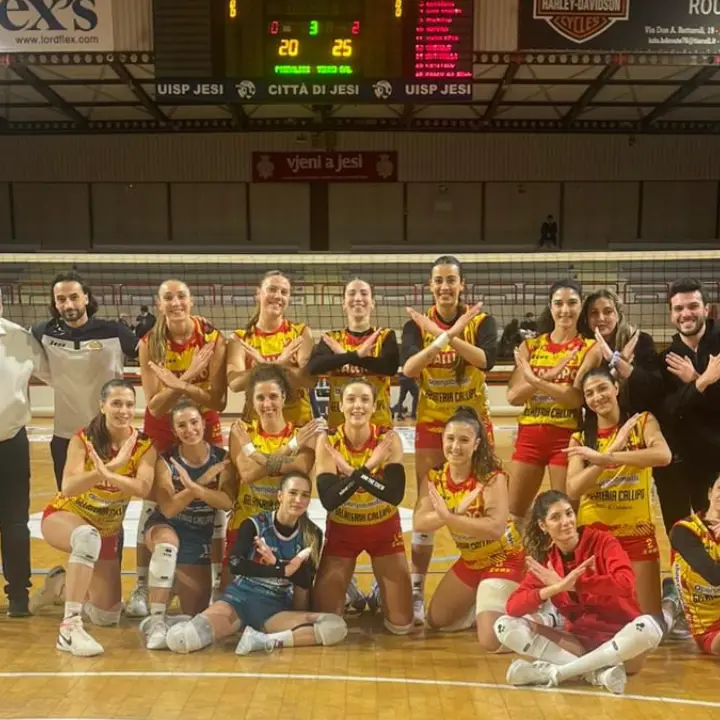 Volley femminile, Tonno Callipo inarrestabile: decima vittoria consecutiva e vetta solitaria anche a Jesi\n