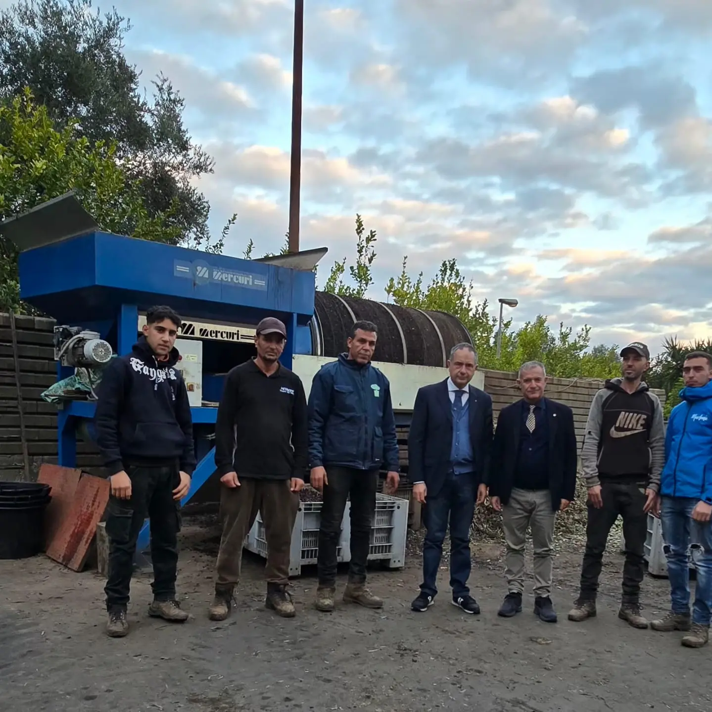 La visita del Console Onorario del Regno del Marocco nelle aziende del settore oleario della Piana di Gioia Tauro\n