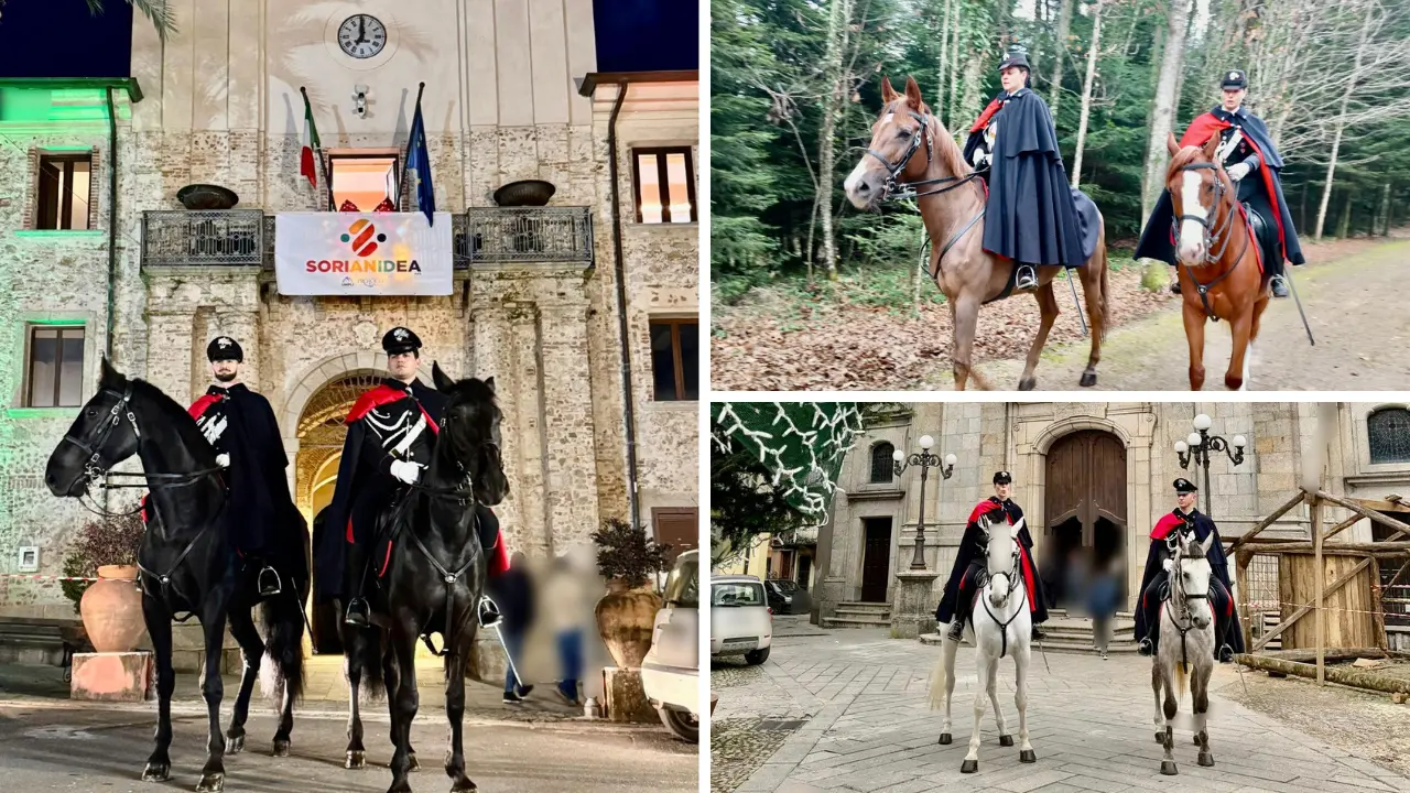 L’iconica presenza dei carabinieri a cavallo nel Vibonese: il fascino di un servizio storico\n