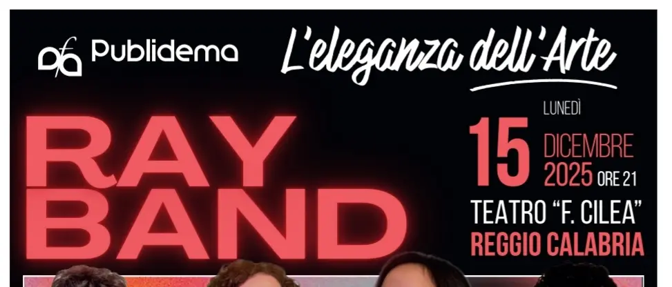 Reggio,\u00A0al via “L’Eleganza dell’Arte”, si parte stasera con la Ray Band\n