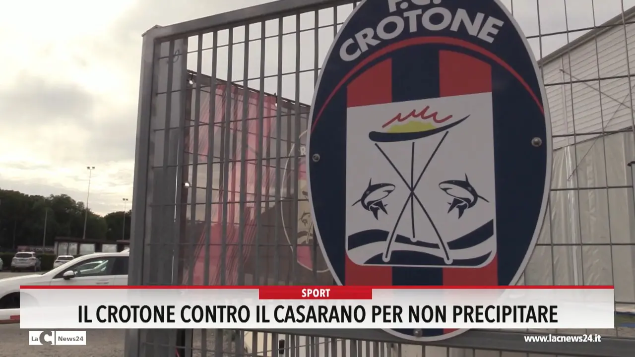 Il Crotone contro il Casarano per non precipitare