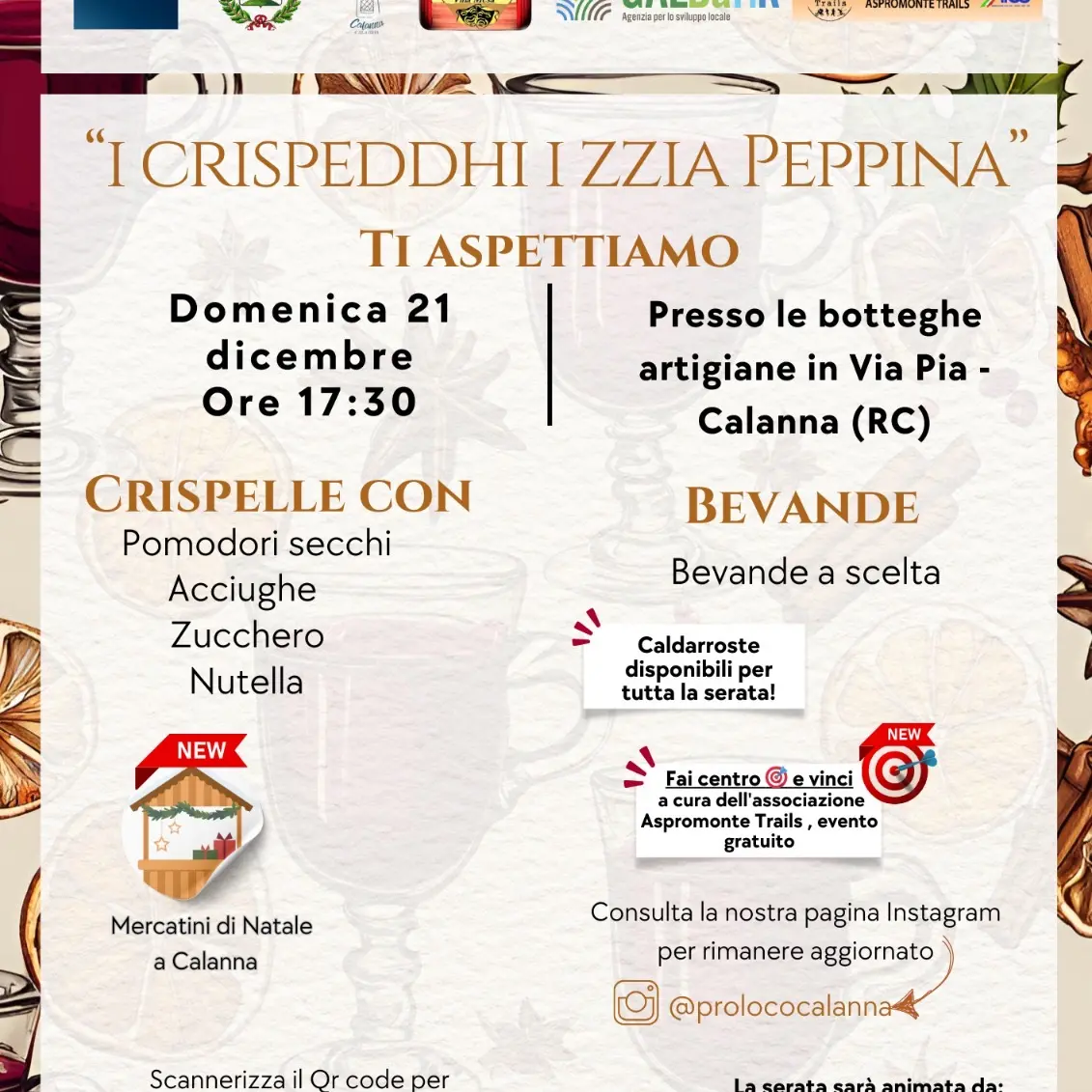 La magia si riaccende a Calanna: il 20 e 21 Dicembre tra tradizione, gusto e musica etno-popolare\n