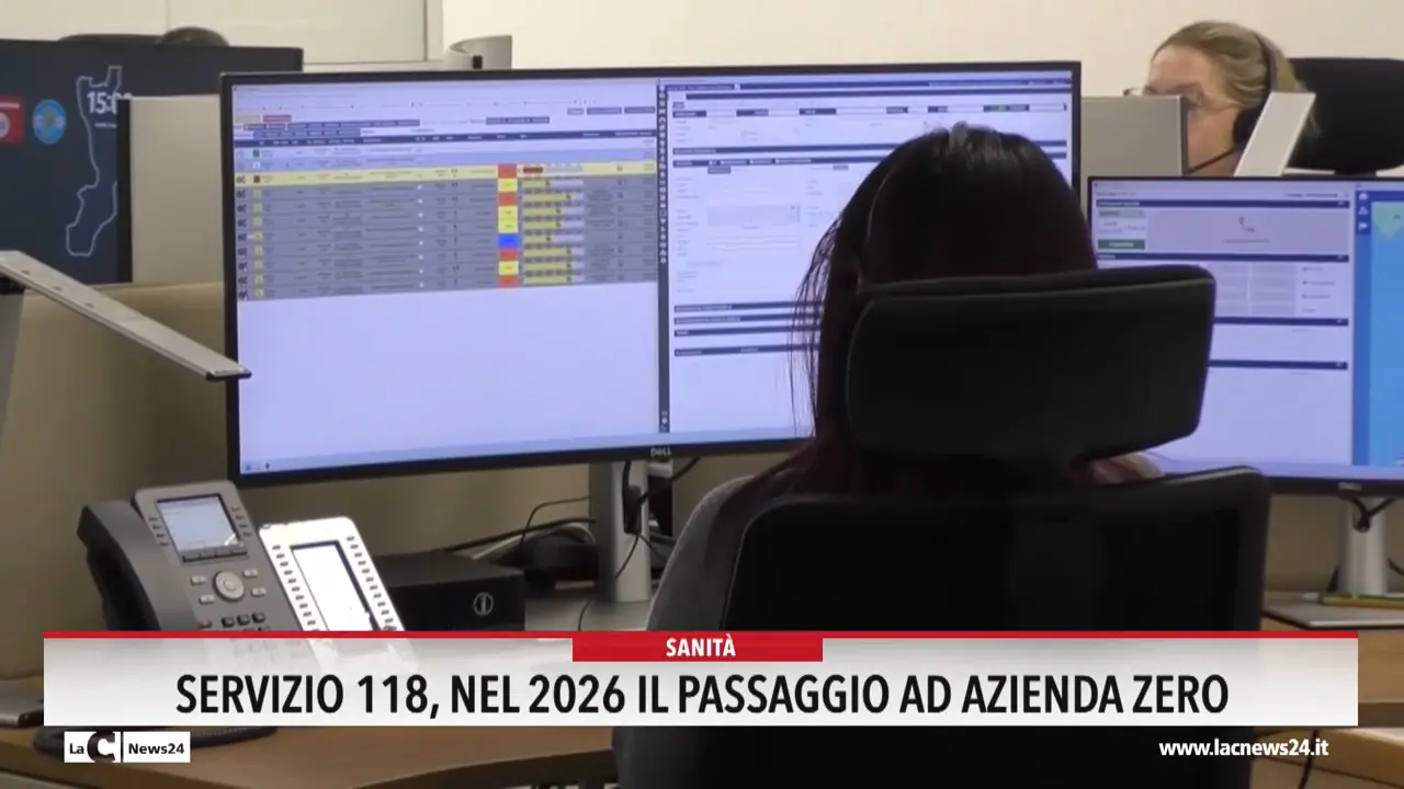 Servizio 118, nel 2026 il passaggio ad Azienda Zero