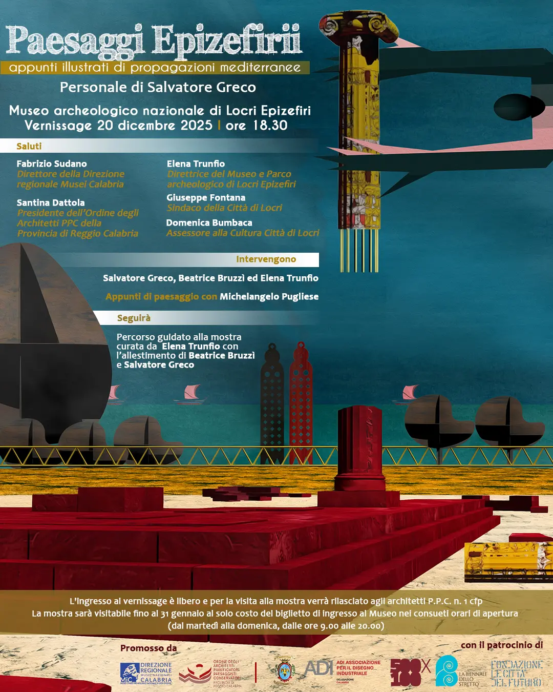 “Paesaggi Epizefirii”, al Museo archeologico la mostra di Salvatore Greco\n