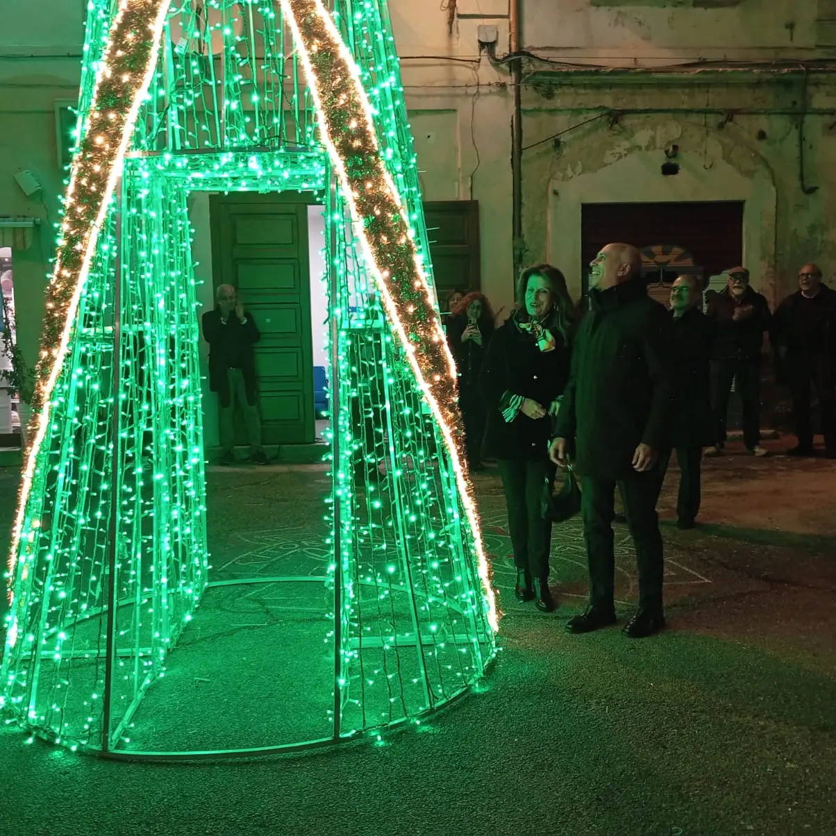 Acceso l’albero nel centro storico, Cosenza apre le festività\n