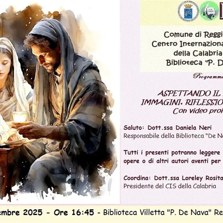 A Reggio l’incontro “Aspettando il Natale: immagini, riflessioni, letture e musica”\n