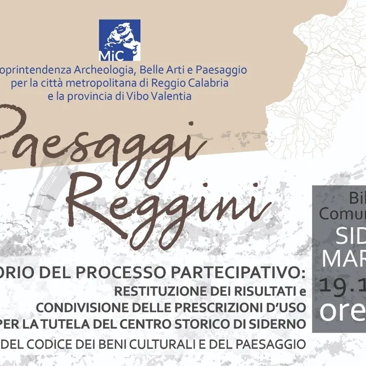 Paesaggi Reggini, a Siderno le risultanze del processo di tutela del centro storico\n