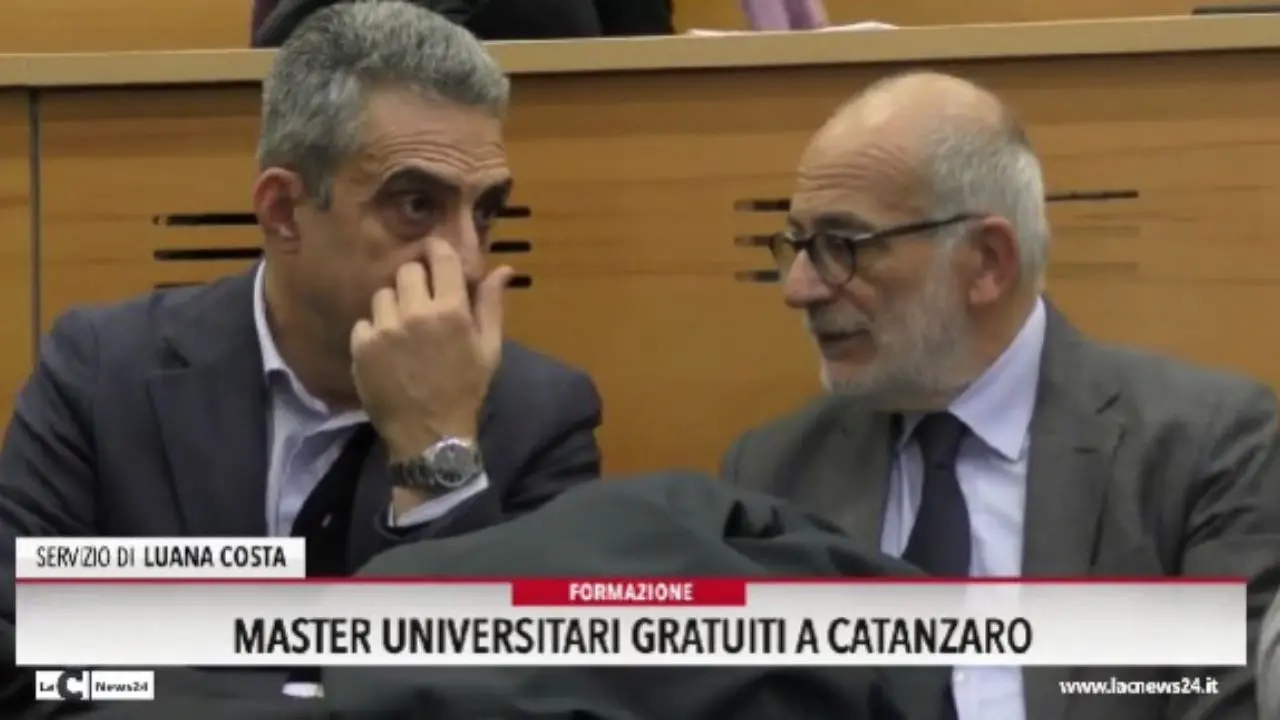 Master universitari gratuiti a Catanzaro