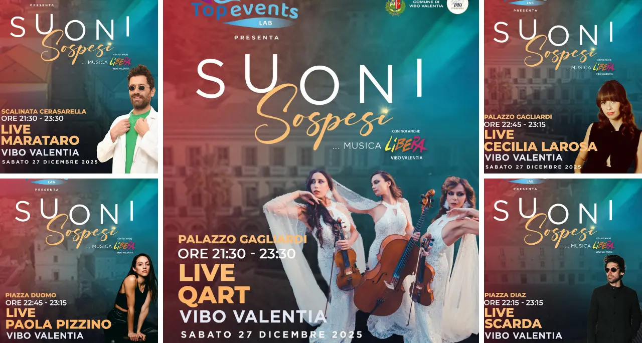 Note, arte urbana e impegno civile: a Vibo Valentia tutto pronto per Suoni sospesi… Musica Libera