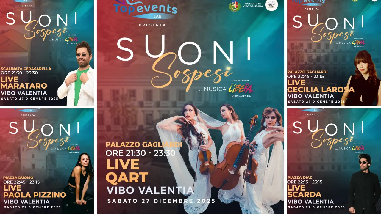 Vibo diventa un teatro verticale: il 27 dicembre la prima edizione di “Suoni Sospesi… Musica Libera”\n