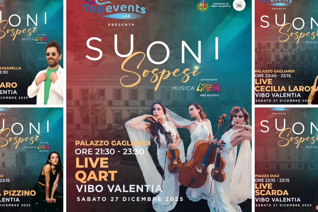 Vibo diventa un teatro verticale: il 27 dicembre la prima edizione di “Suoni Sospesi… Musica Libera”\n