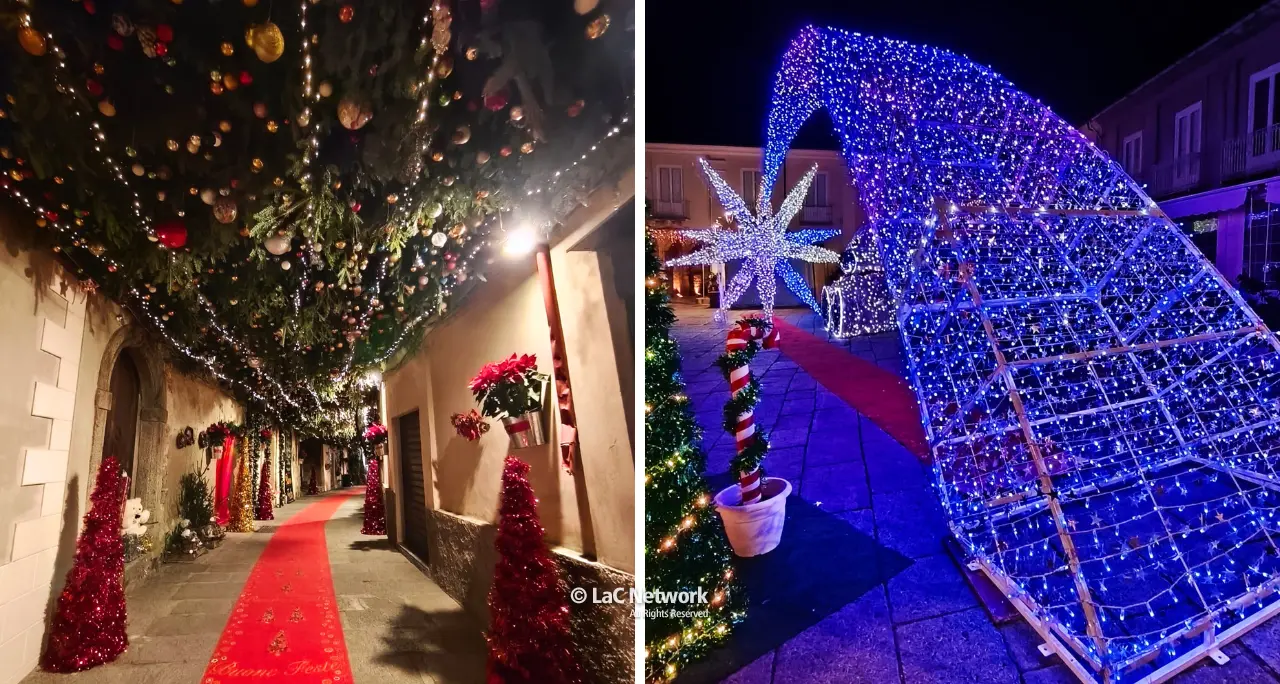 Via del Vischio, luminarie e casetta di pan di zenzero: a Nicotera si accende la magia del Natale