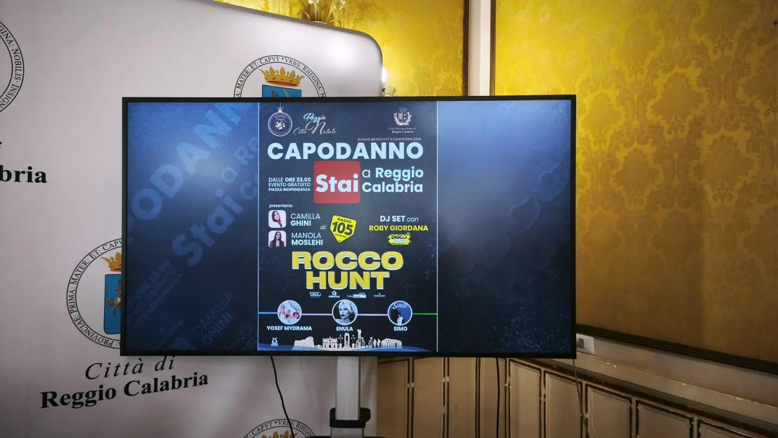 Svelato il programma di San Silvestro, Rocco Hunt protagonista del concertone in piazza Indipendenza\n