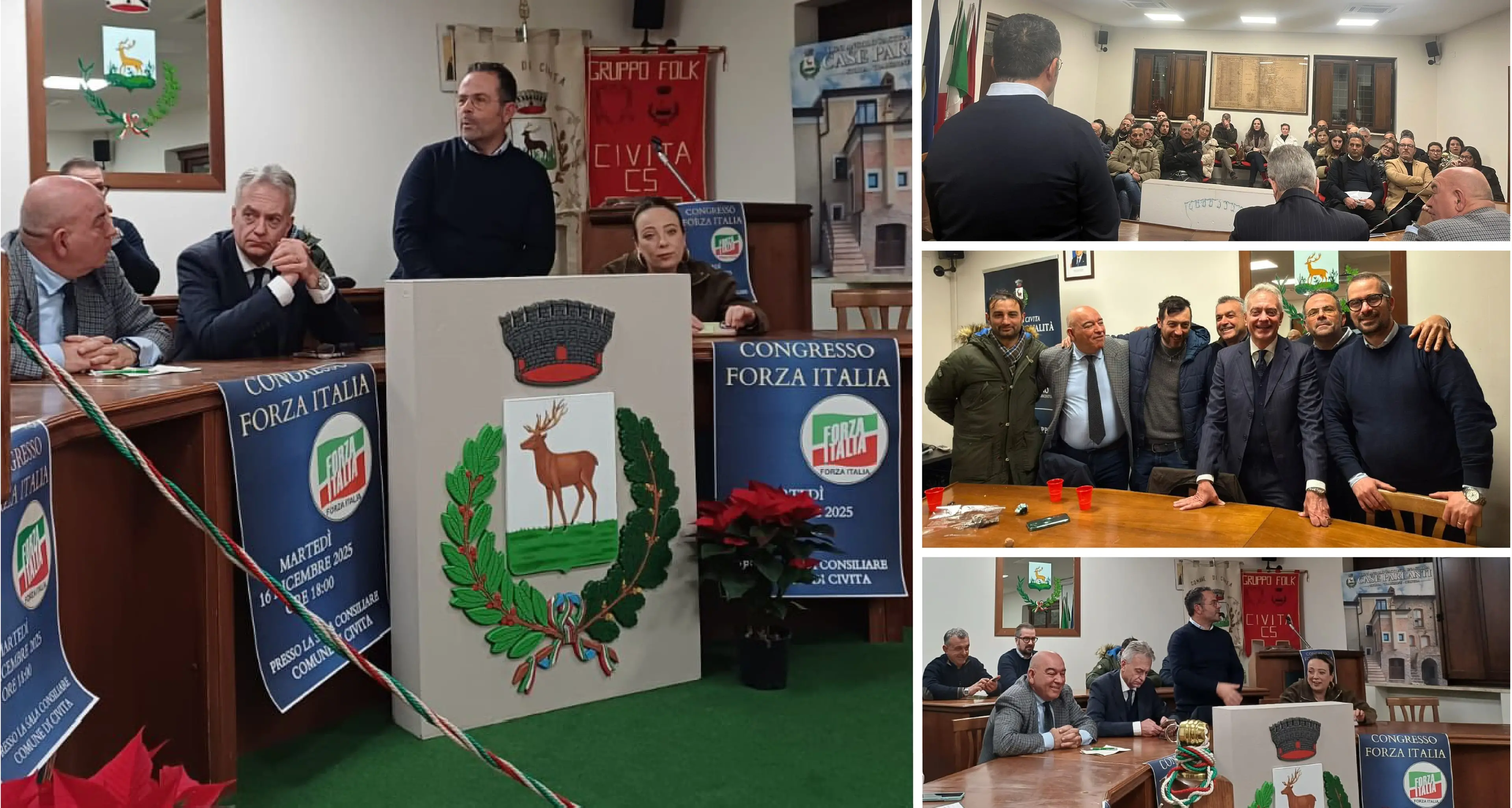 Forza Italia si rafforza a Civita con l’ingresso del Sindaco Tocci. Antonio Vavolizza eletto segretario cittadino\n