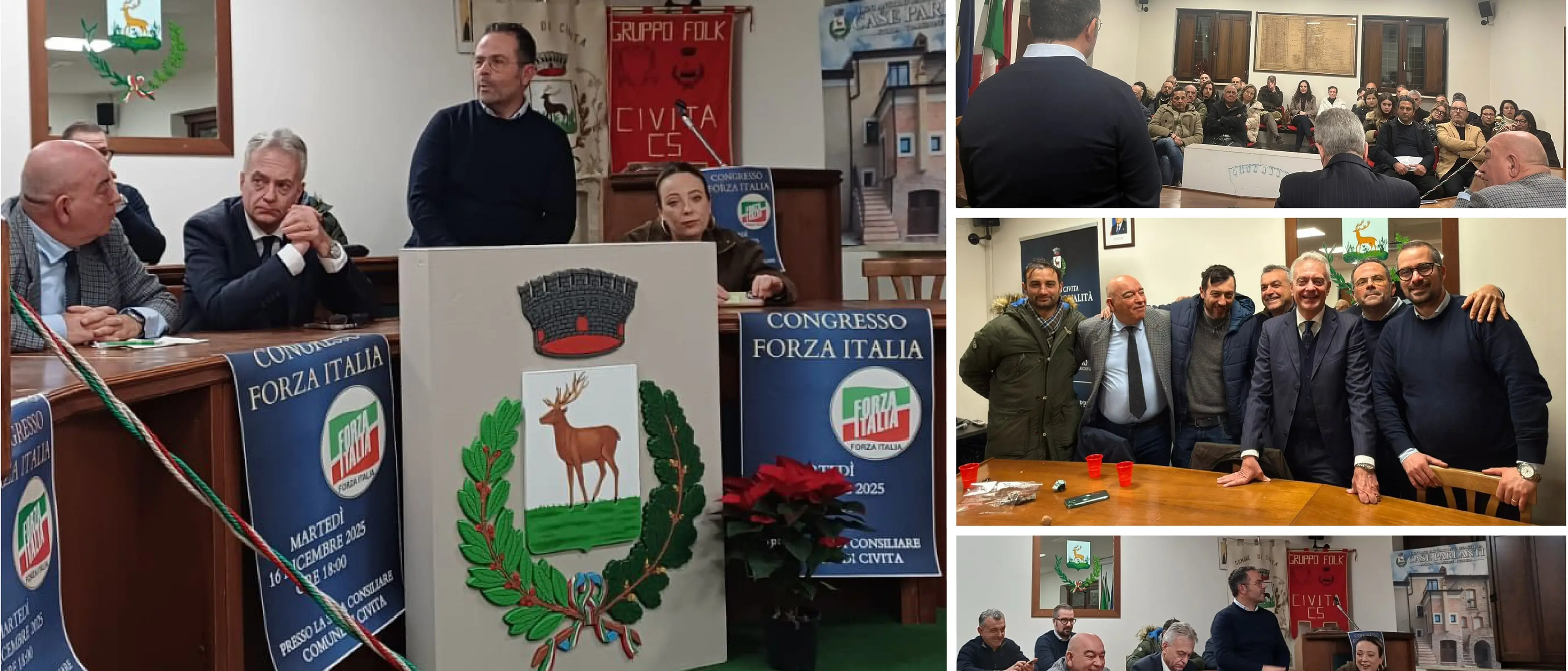 Forza Italia si rafforza a Civita con l’ingresso del Sindaco Tocci. Antonio Vavolizza eletto segretario cittadino\n