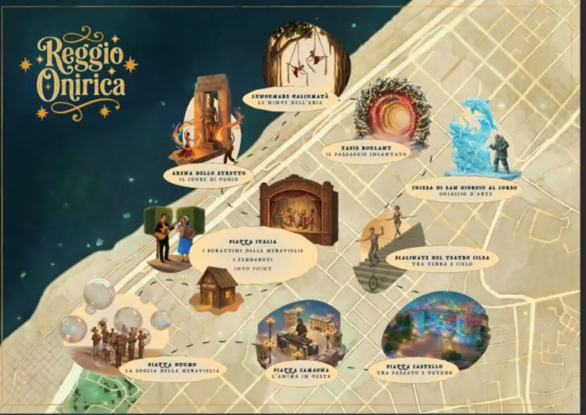 Reggio Onirica accende il centro storico: tre giorni di sogno, arte e spettacolo tra le piazze della città\n