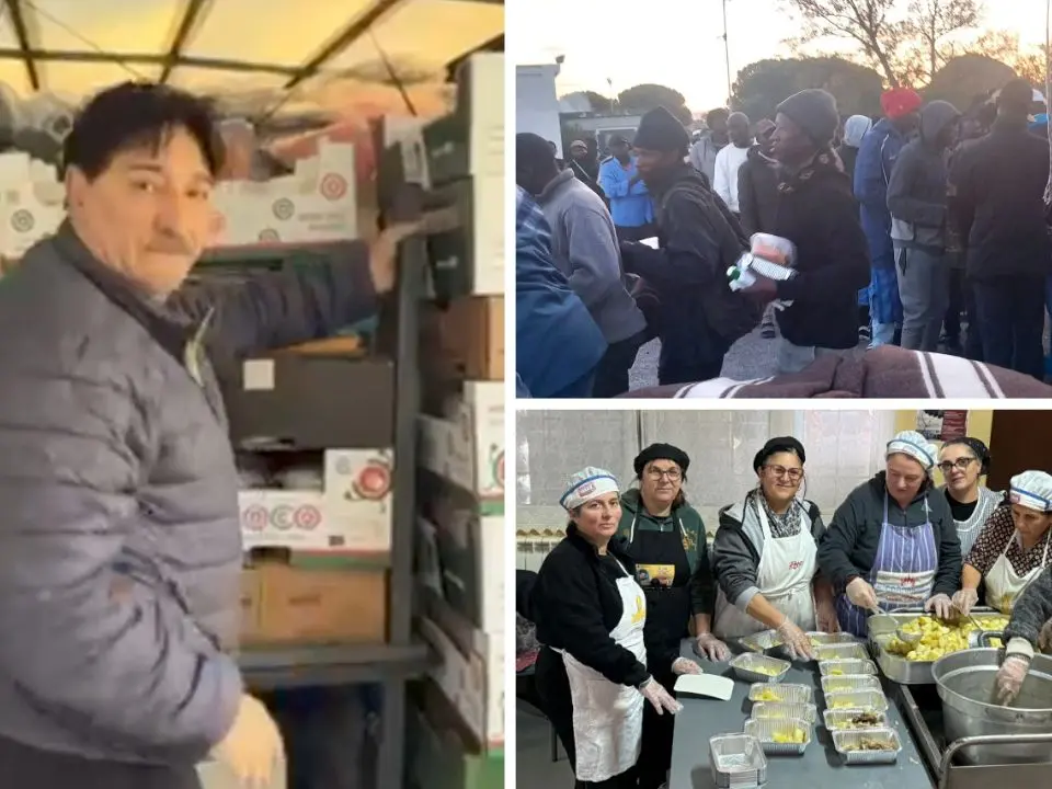 Pranzi, coperte e abiti ai migranti della tendopoli: «Per loro non c'è Natale, non hanno neanche gli occhi per piangere»