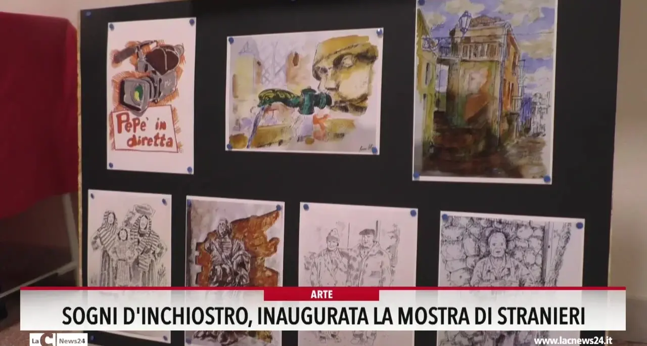 Sogni d'inchiostro, inaugurata la mostra di stranieri
