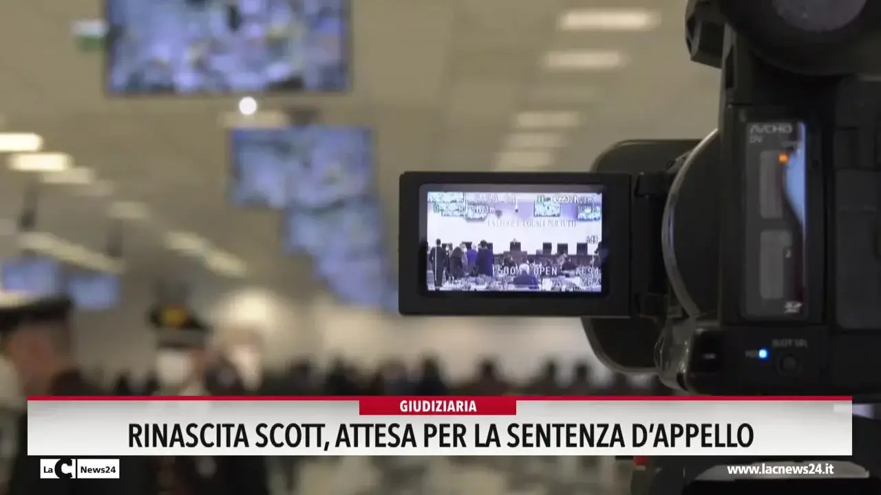 Rinascita Scott, attesa per la sentenza d'appello