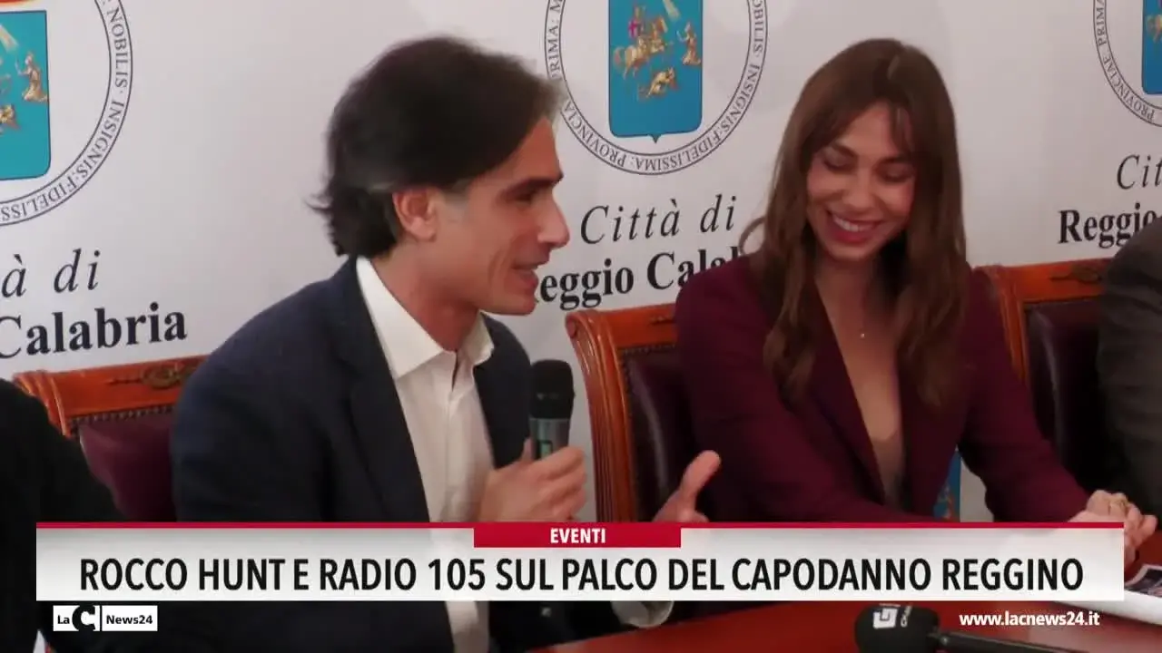 Rocco Hunt e Radio 105 sul palco del capodanno reggino