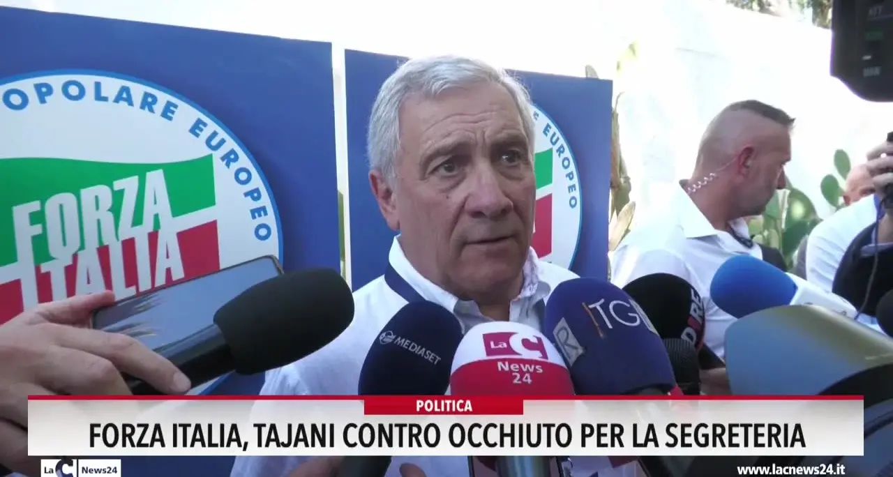 Forza Italia, Tajani contro Occhiuto per la segreteria
