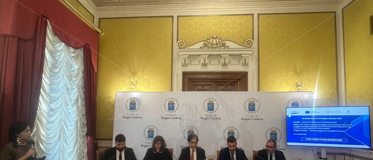 Occupazione inclusiva e incentivi alle imprese, il comune di Reggio presenta due bandi per investire sul territorio sei milioni di euro\n