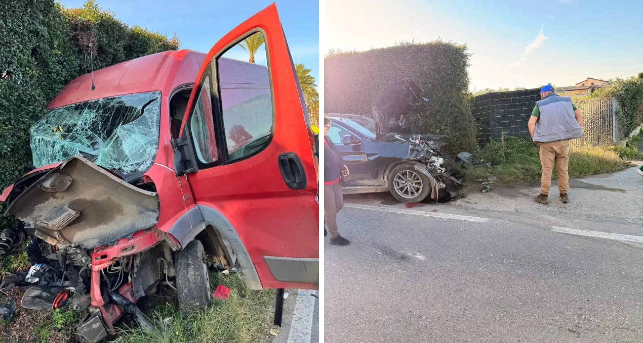 Incidente tra un’auto e un furgone sulla statale 18 a Pizzo: tre feriti di cui uno grave\n