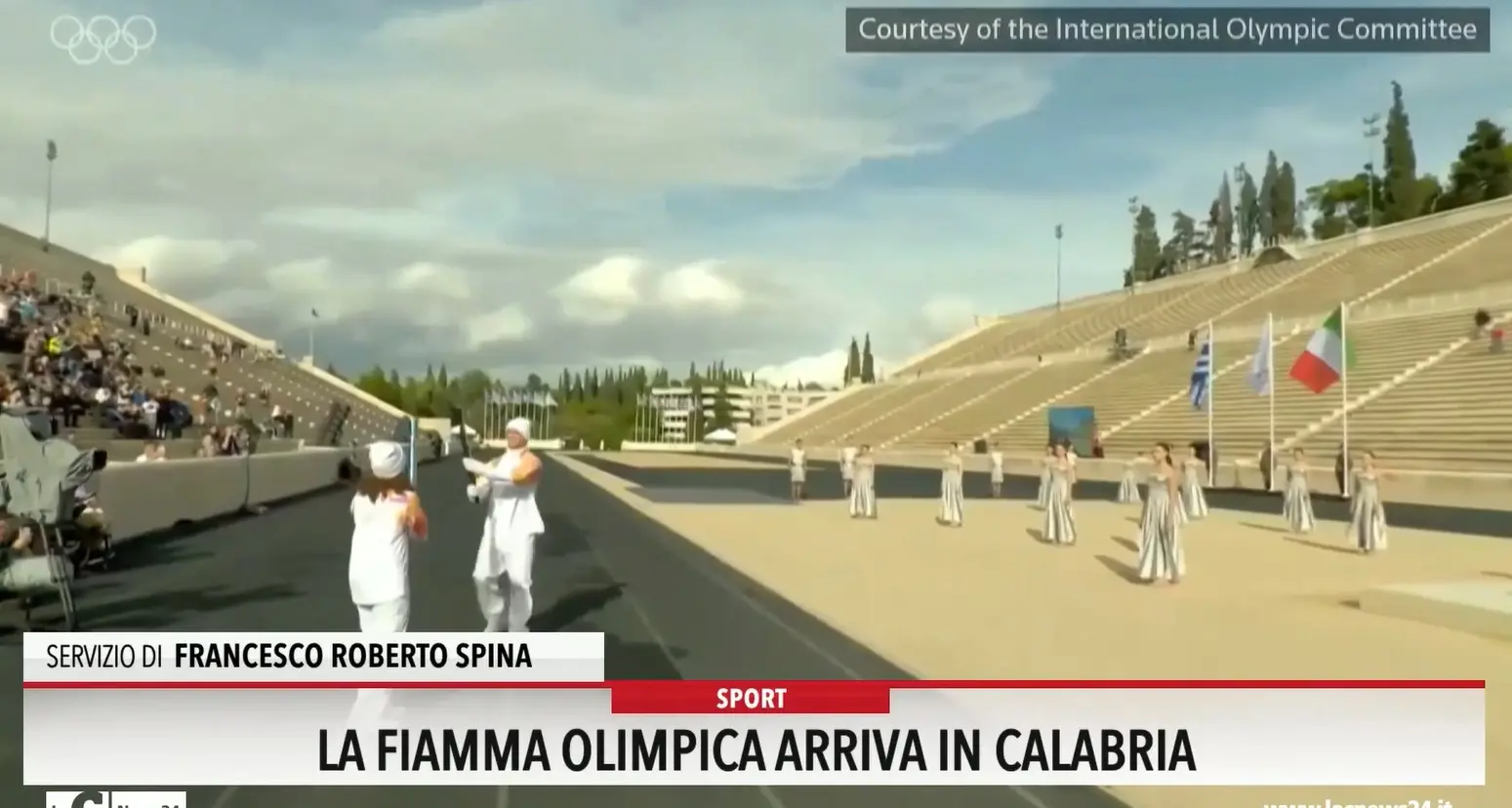 La fiamma Olimpica arriva in Calabria