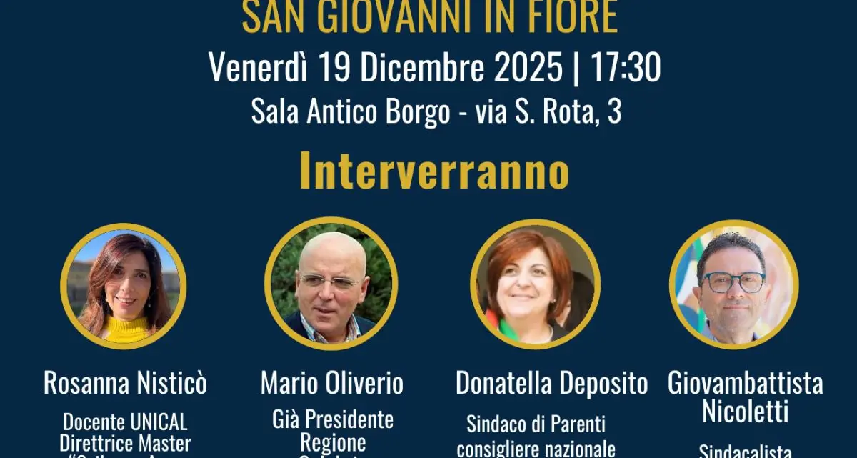 Aree interne, diritti negati e occasioni mancate: il confronto a San Giovanni in Fiore\n