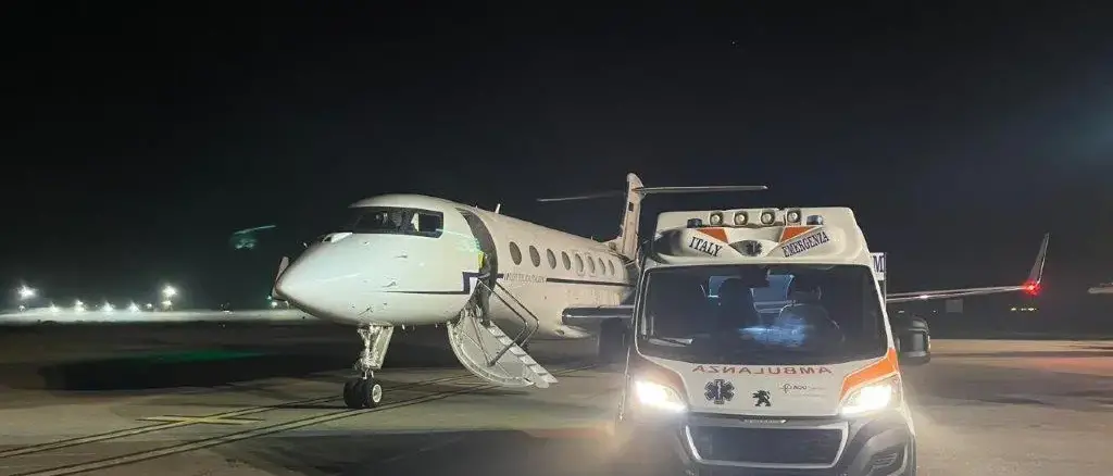 Volo sanitario d’emergenza da Reggio Calabria a Bologna per un 66enne in pericolo di vita\n