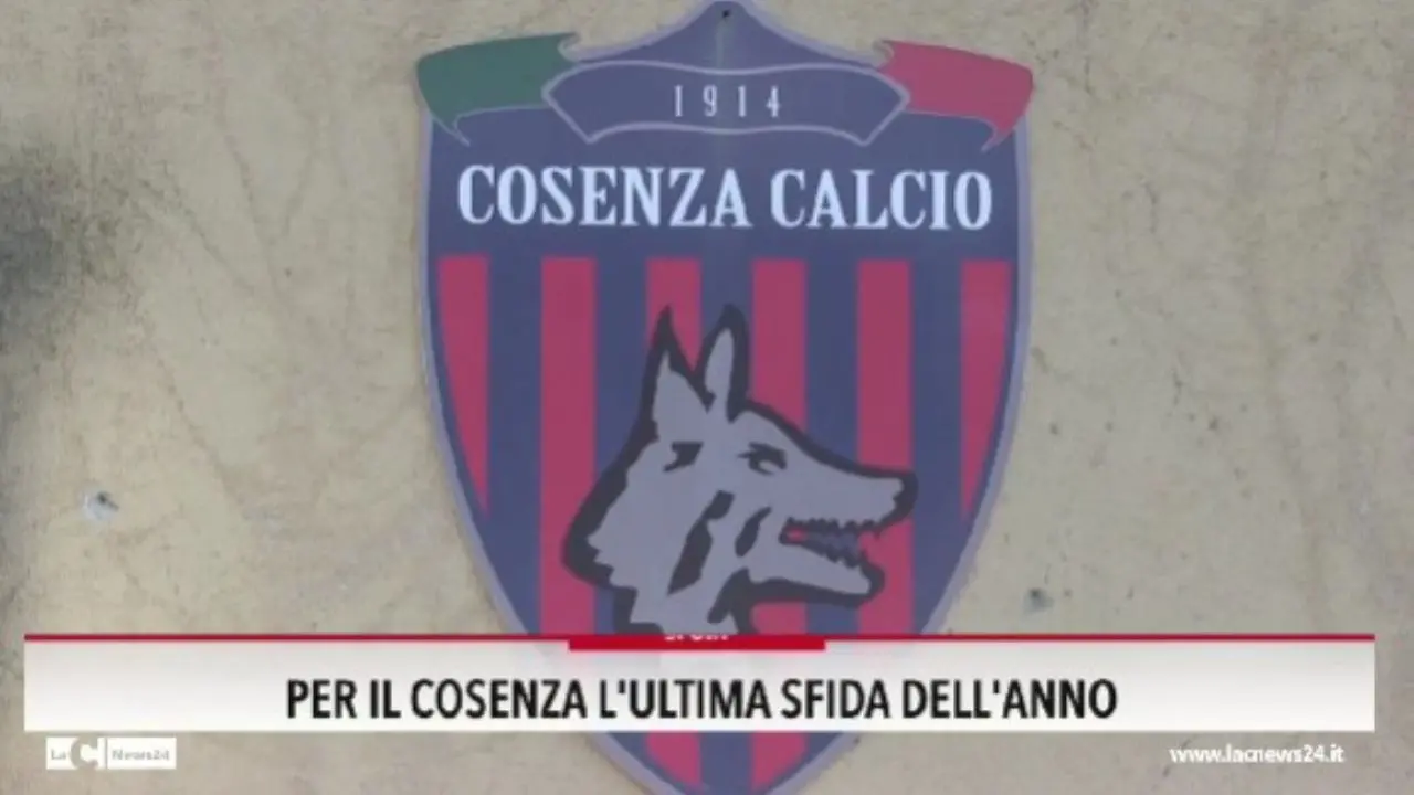 Per il Cosenza l'ultima sfida dell'anno