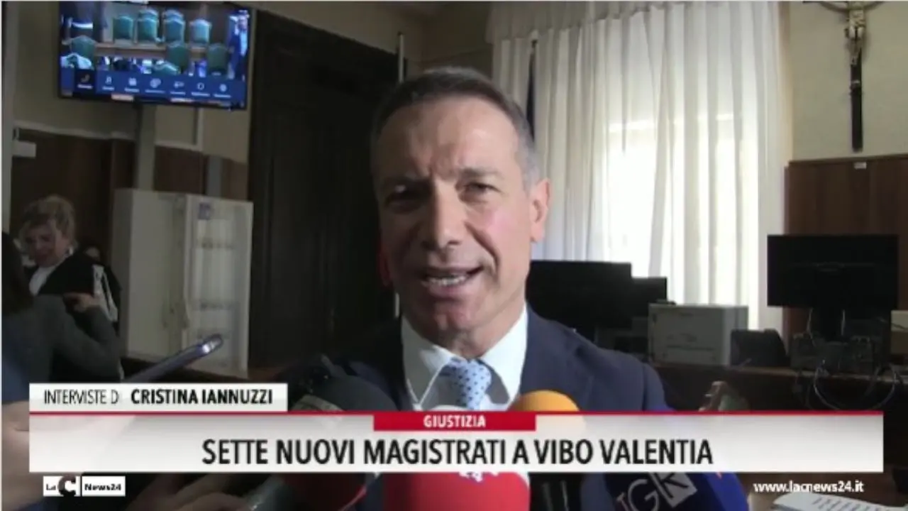 Sette nuovi magistrati a Vibo Valentia