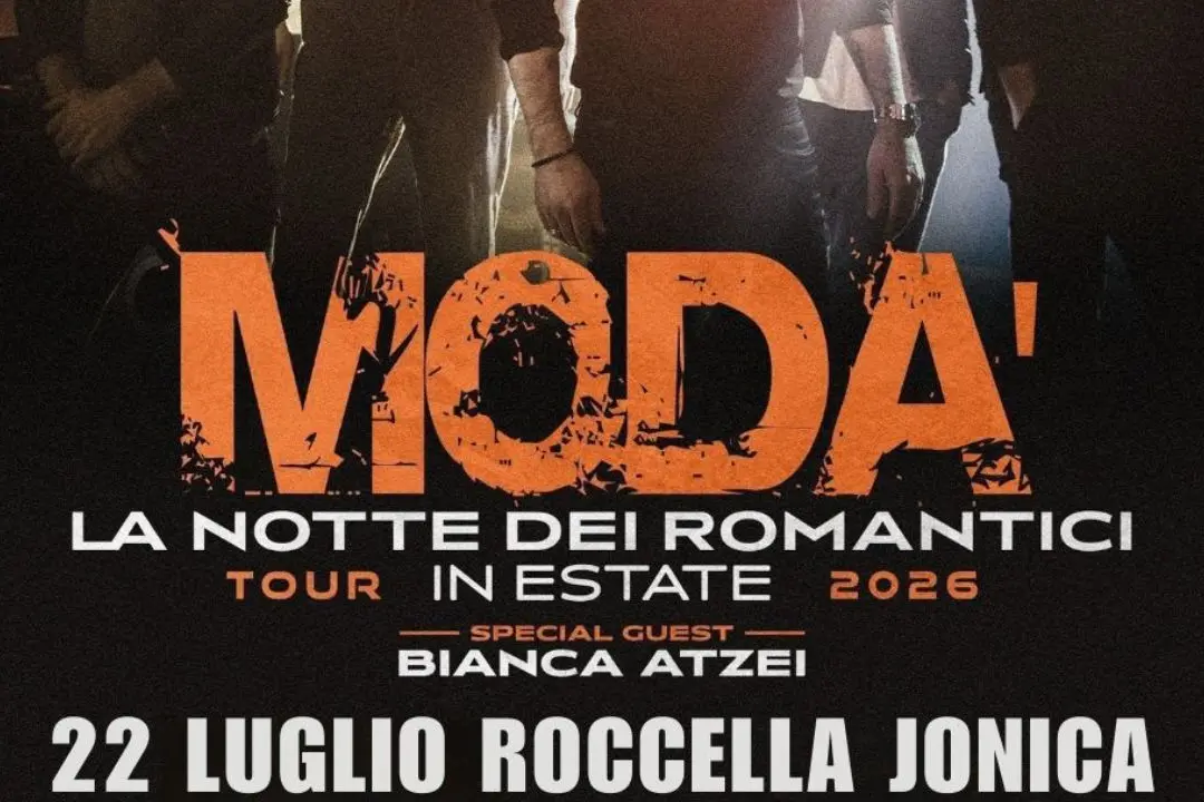 Roccella Summer Festival 2026,\u00A0i Modà affiancati sul palco da Bianca Atzei in concerto il 22 luglio\n