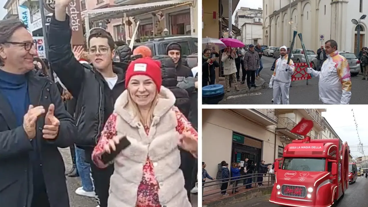 Gioia Tauro festeggia il passaggio della Fiamma Olimpica. Il sindaco Scarcella: «Un segnale di augurio per la città»