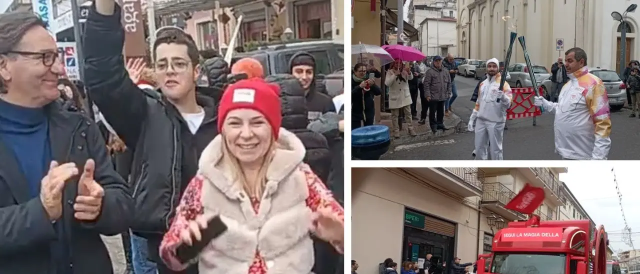 Gioia Tauro festeggia il passaggio della Fiamma Olimpica. Il sindaco Scarcella: «Un segnale di augurio per la città»