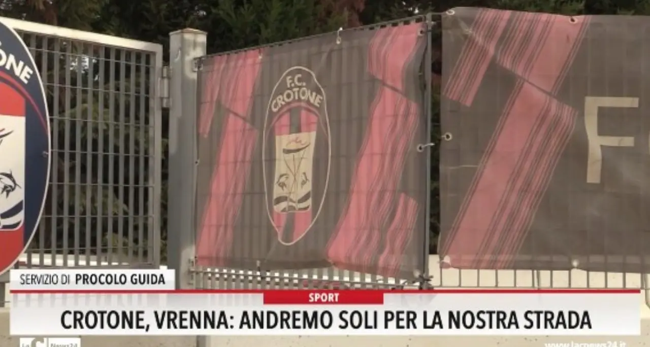 Crotone, Vrenna: «Andremo soli per la nostra strada»