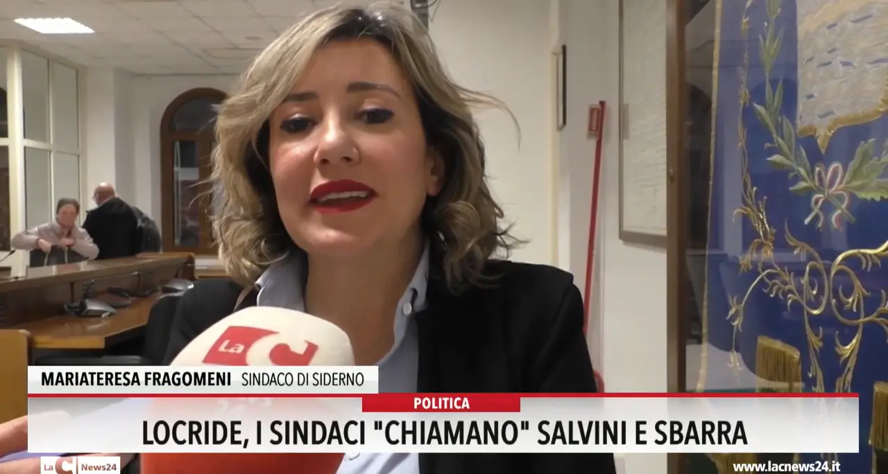 Locride, i sindici chiamano Salvini e Sbarra