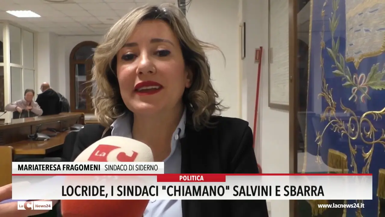 Locride, i sindici chiamano Salvini e Sbarra