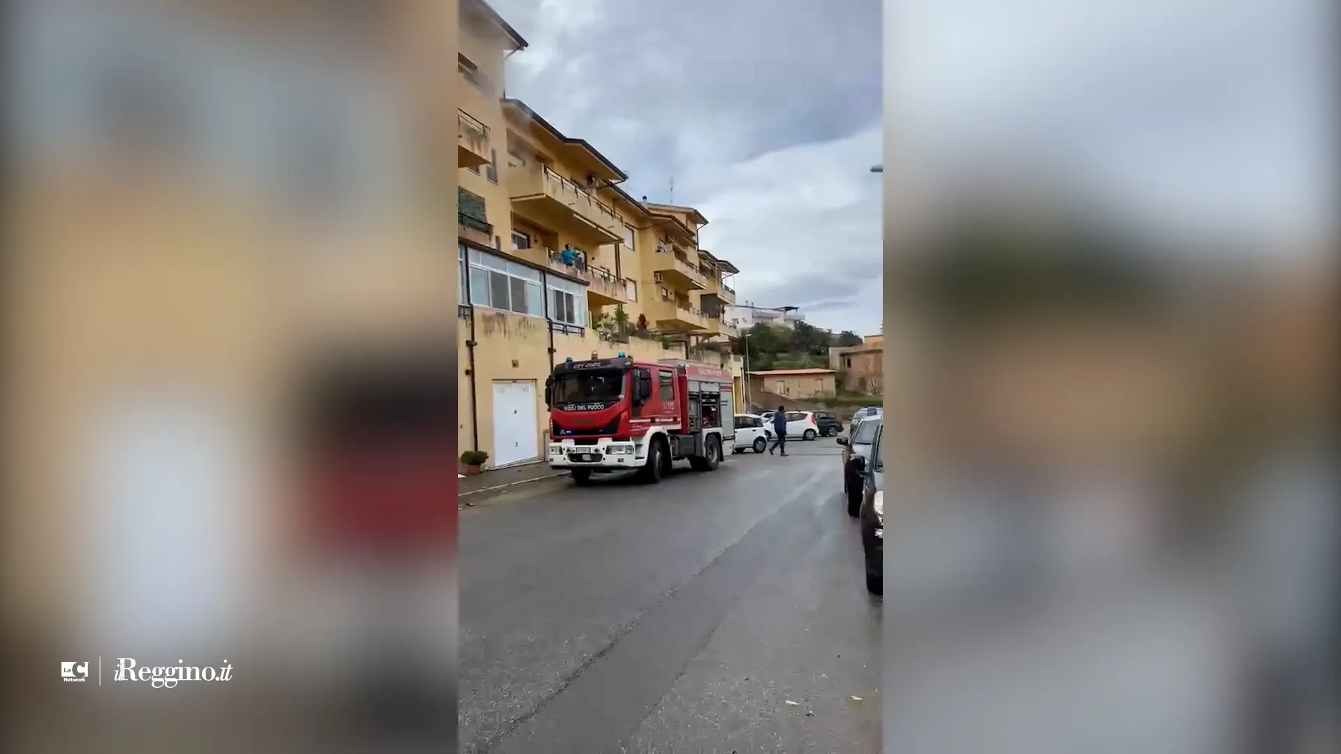 Incendio appartamento Villa San Giovanni