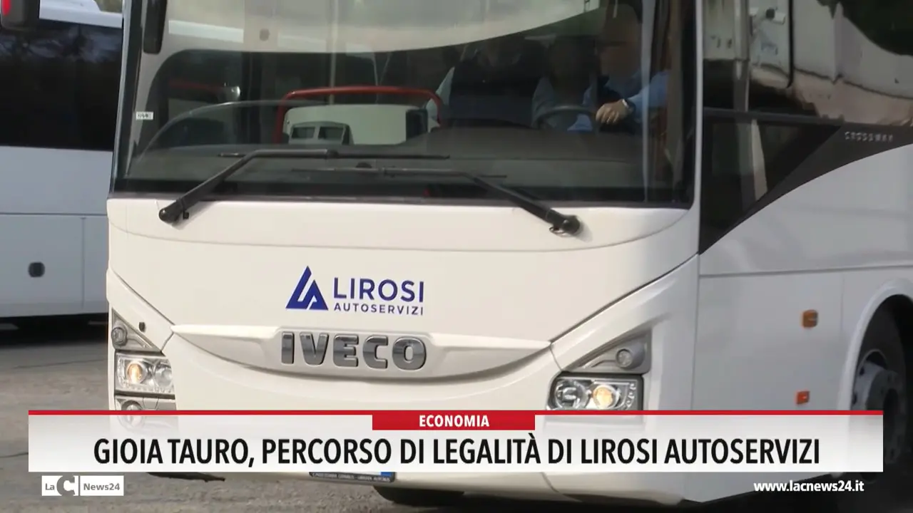 Gioia tauro, percorso di legalità di Lirosi Autoservizi