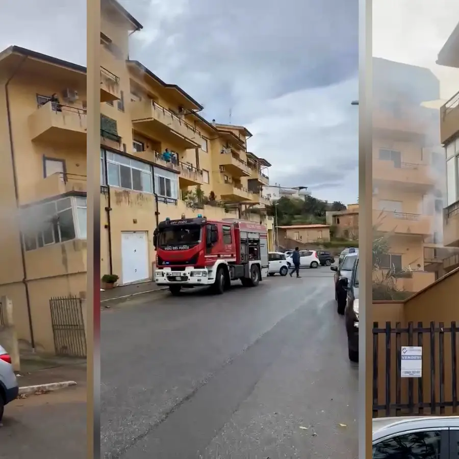 Incendio in un appartamento a Villa, Vigili del fuoco in azione\n