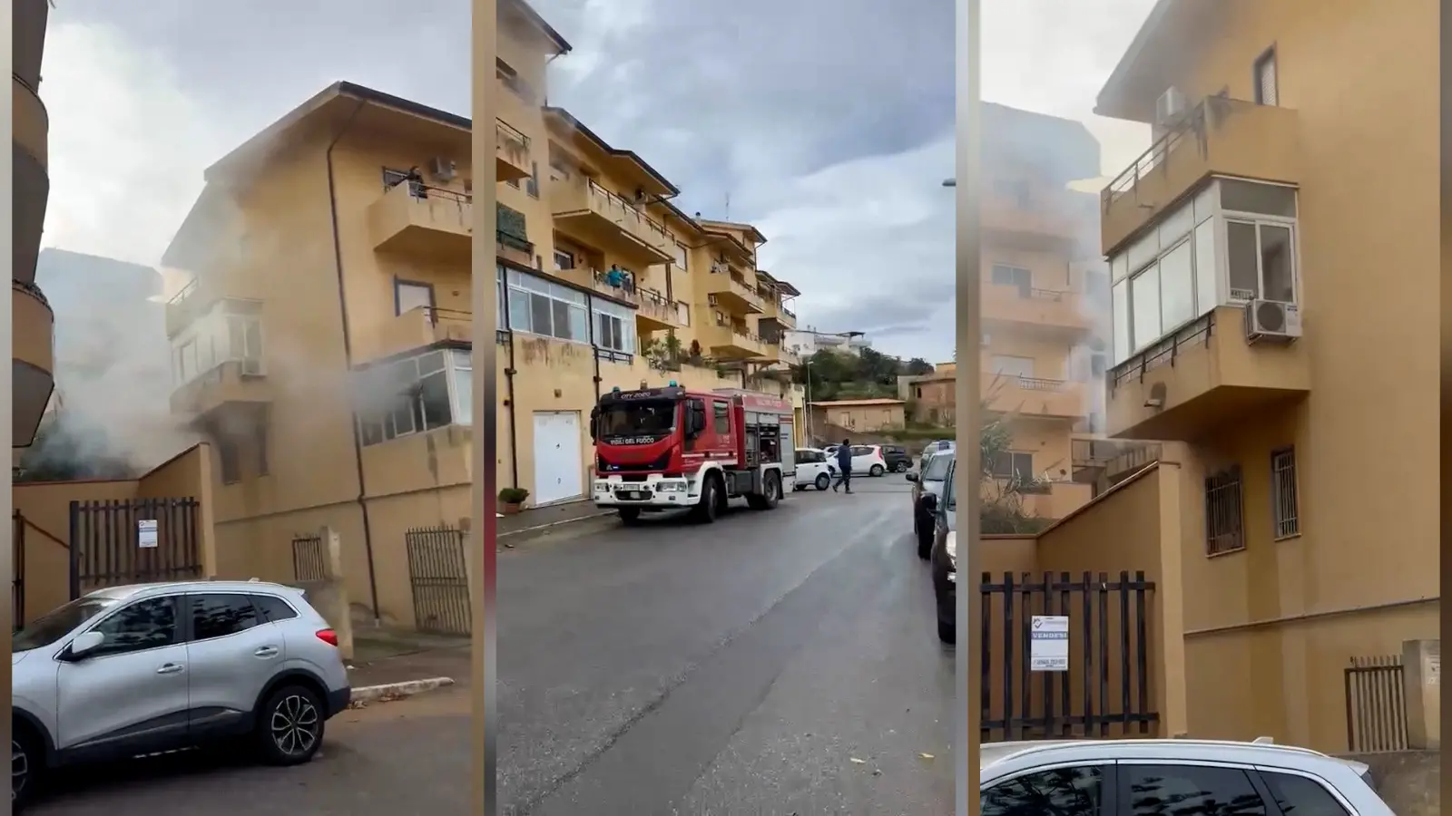 Incendio in un appartamento a Villa, Vigili del fuoco in azione\n